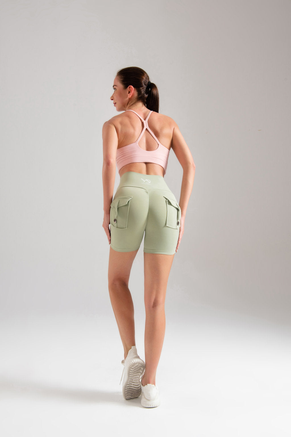 Passionate Back Pocket Yoga Shorts -  - Shorts