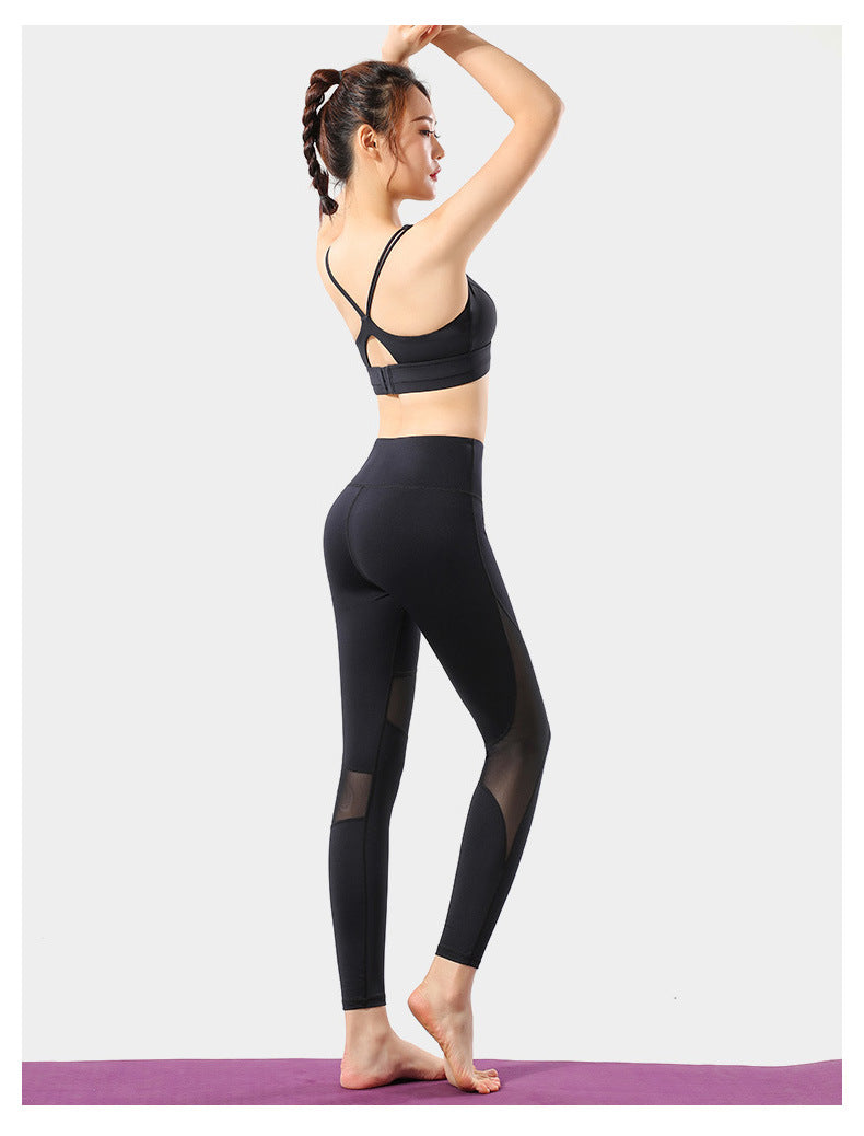 Women's Mesh Hollow Sports Tights & Leggings -  - Leggings