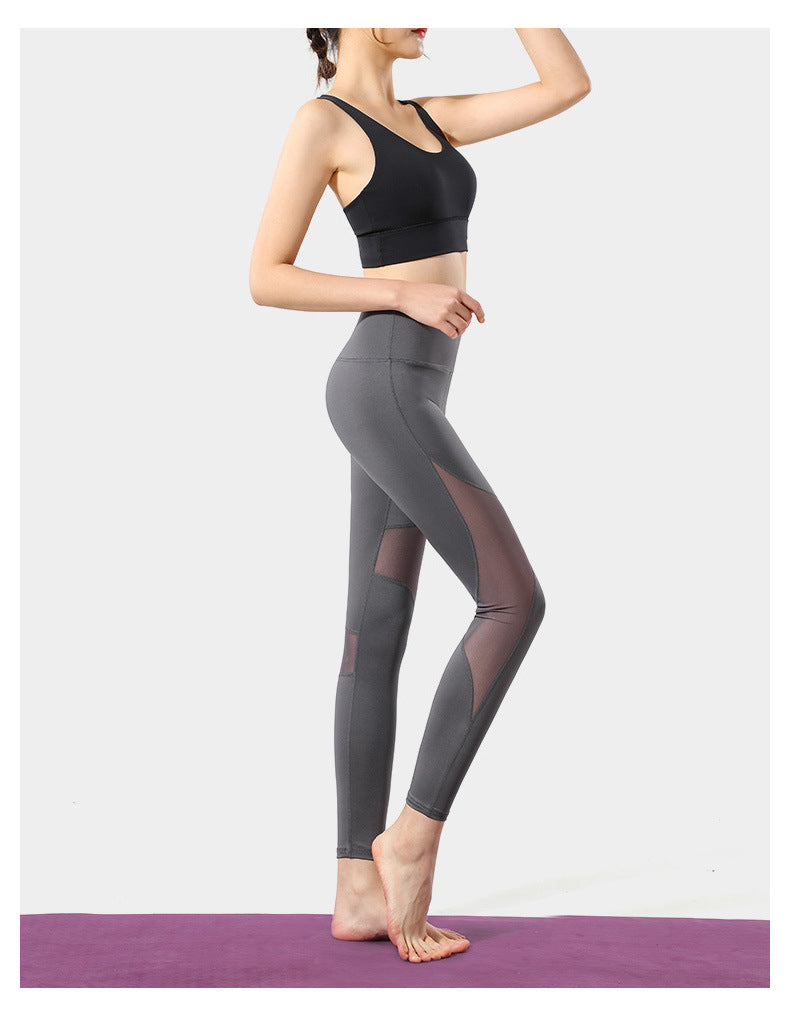 Women's Mesh Hollow Sports Tights & Leggings -  - Leggings