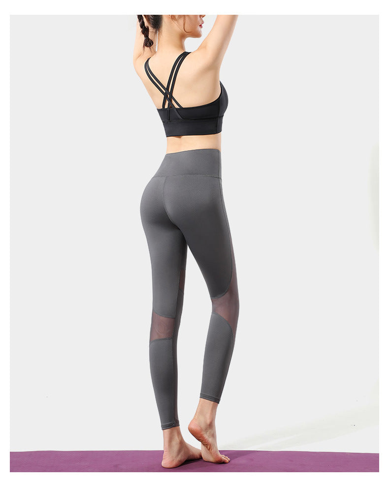 Women's Mesh Hollow Sports Tights & Leggings -  - Leggings