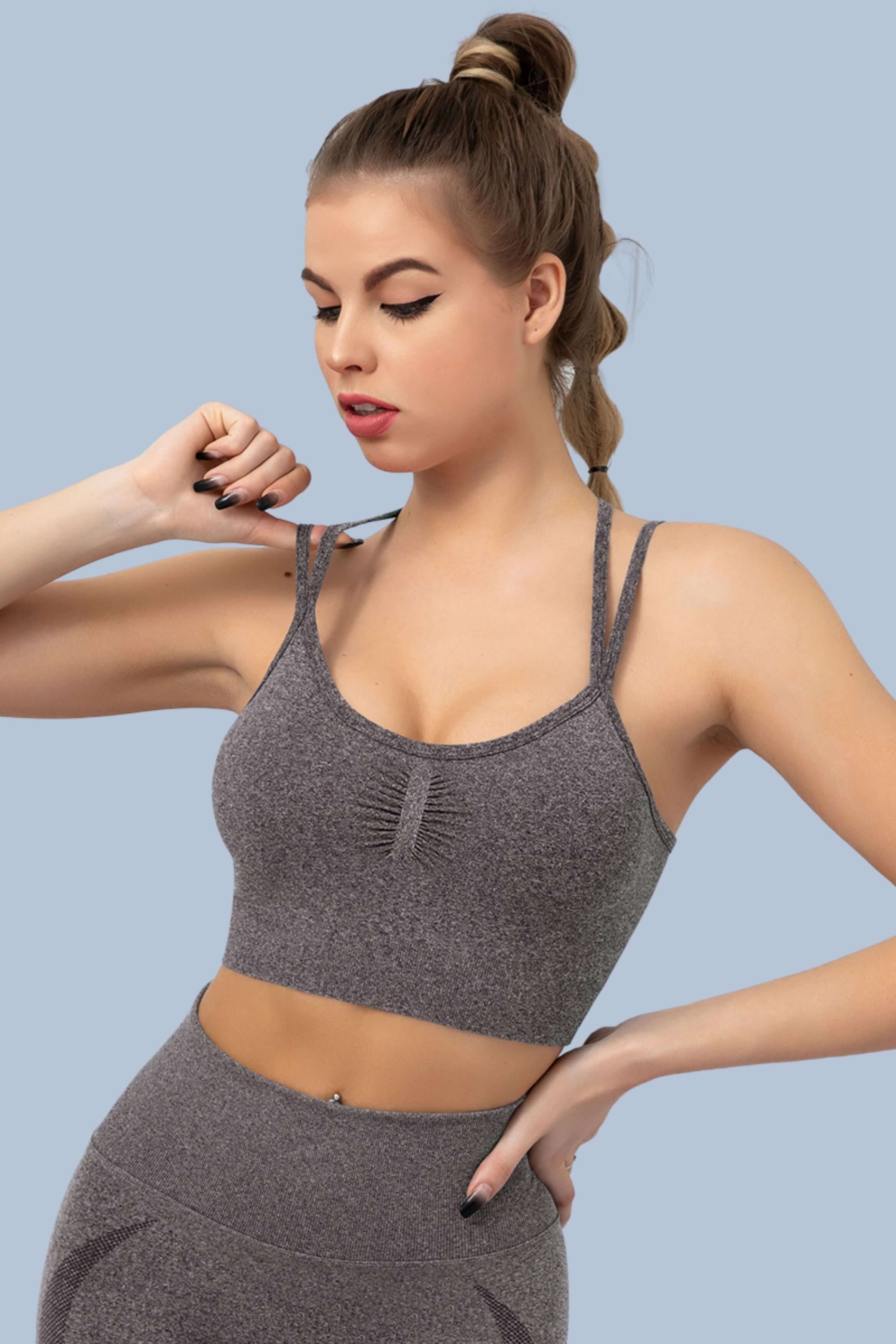 Superfit breathable Sexy Seamless Sports Bra