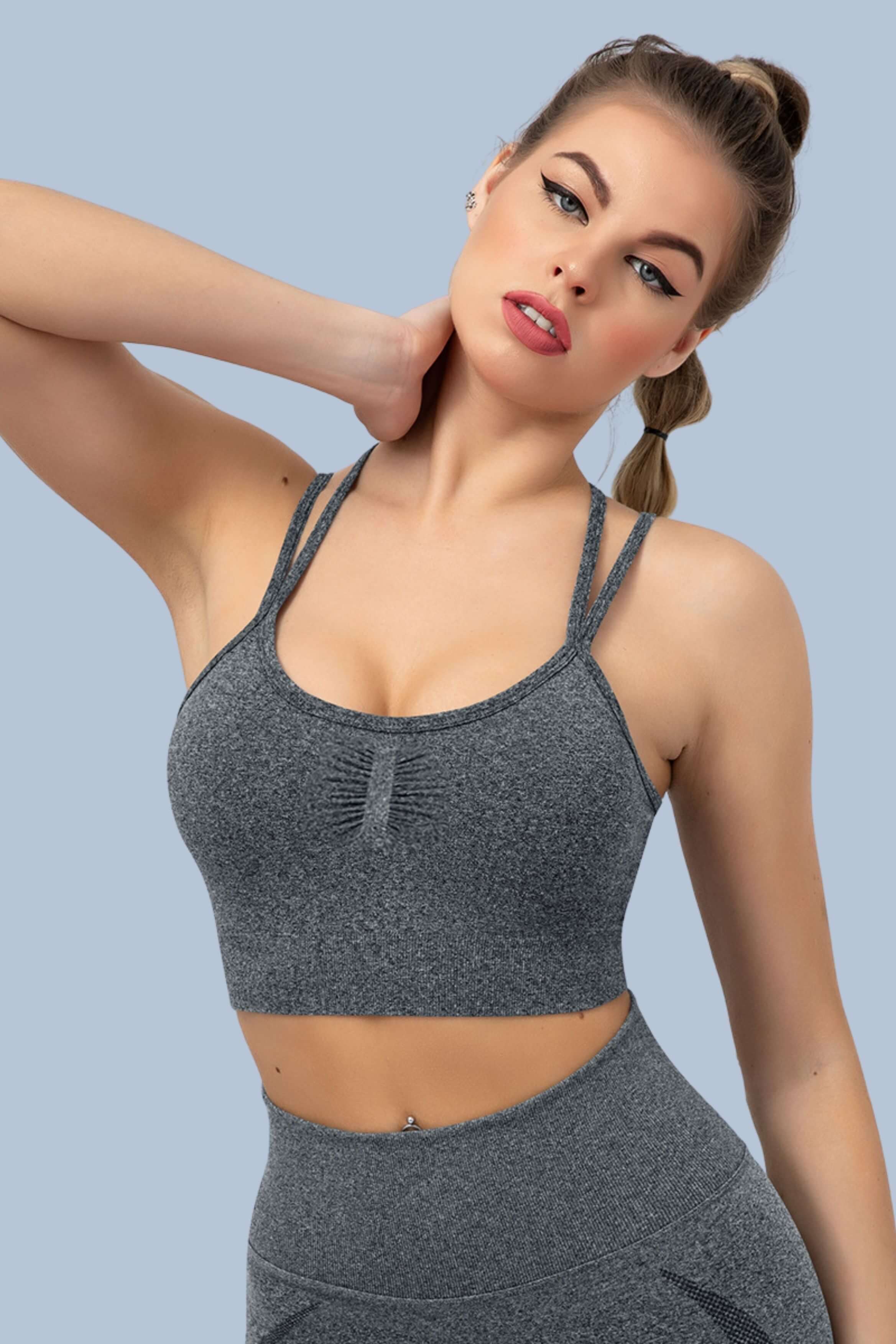 Superfit breathable Sexy Seamless Sports Bra