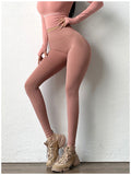 Determined Goddess High Waist Yoga Leggings -  - Leggings