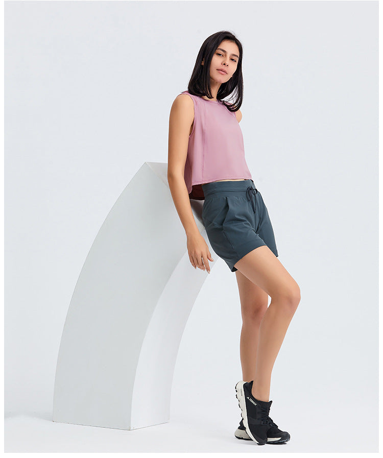 Studio Time Yoga Crop Top -  - CROP TANKS