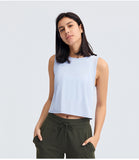 Studio Time Yoga Crop Top -  - CROP TANKS