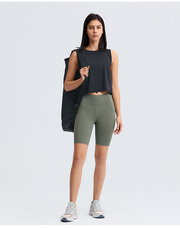Studio Time Yoga Crop Top -  - CROP TANKS