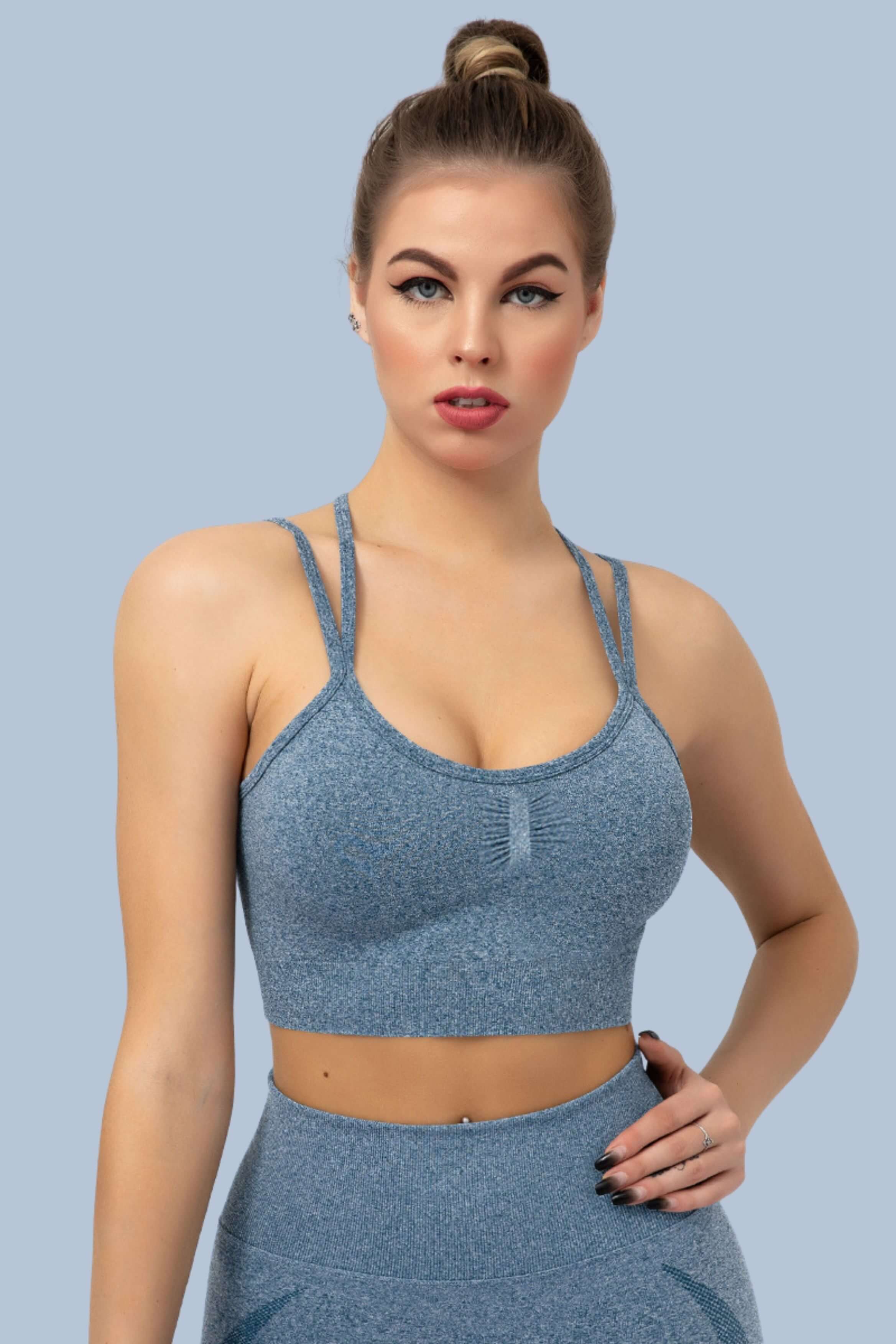 Superfit breathable Sexy Seamless Sports Bra