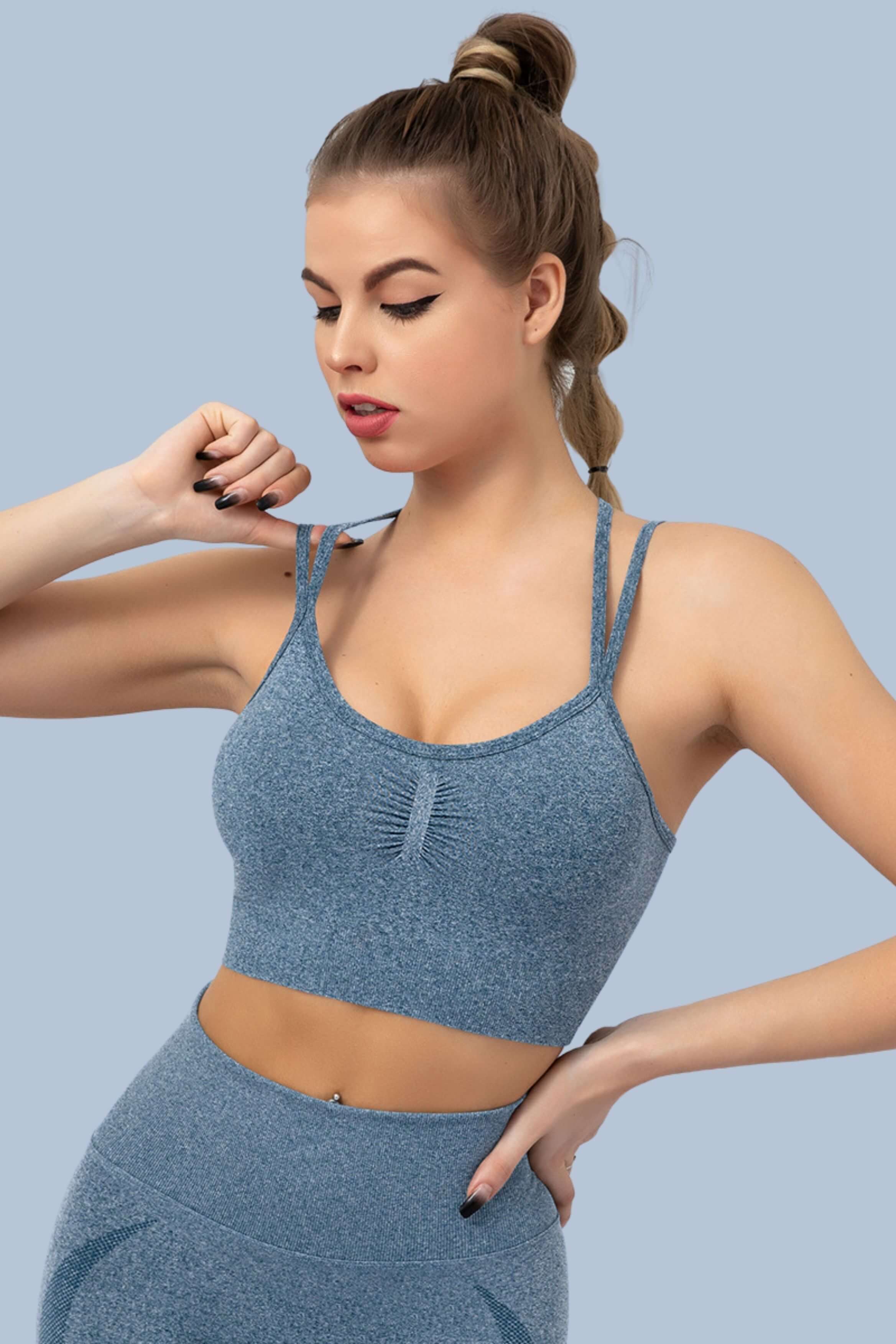 Superfit breathable Sexy Seamless Sports Bra