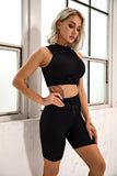 Tracksuit 2 Pieces Bra Shorts Workout Sets -  - Sets