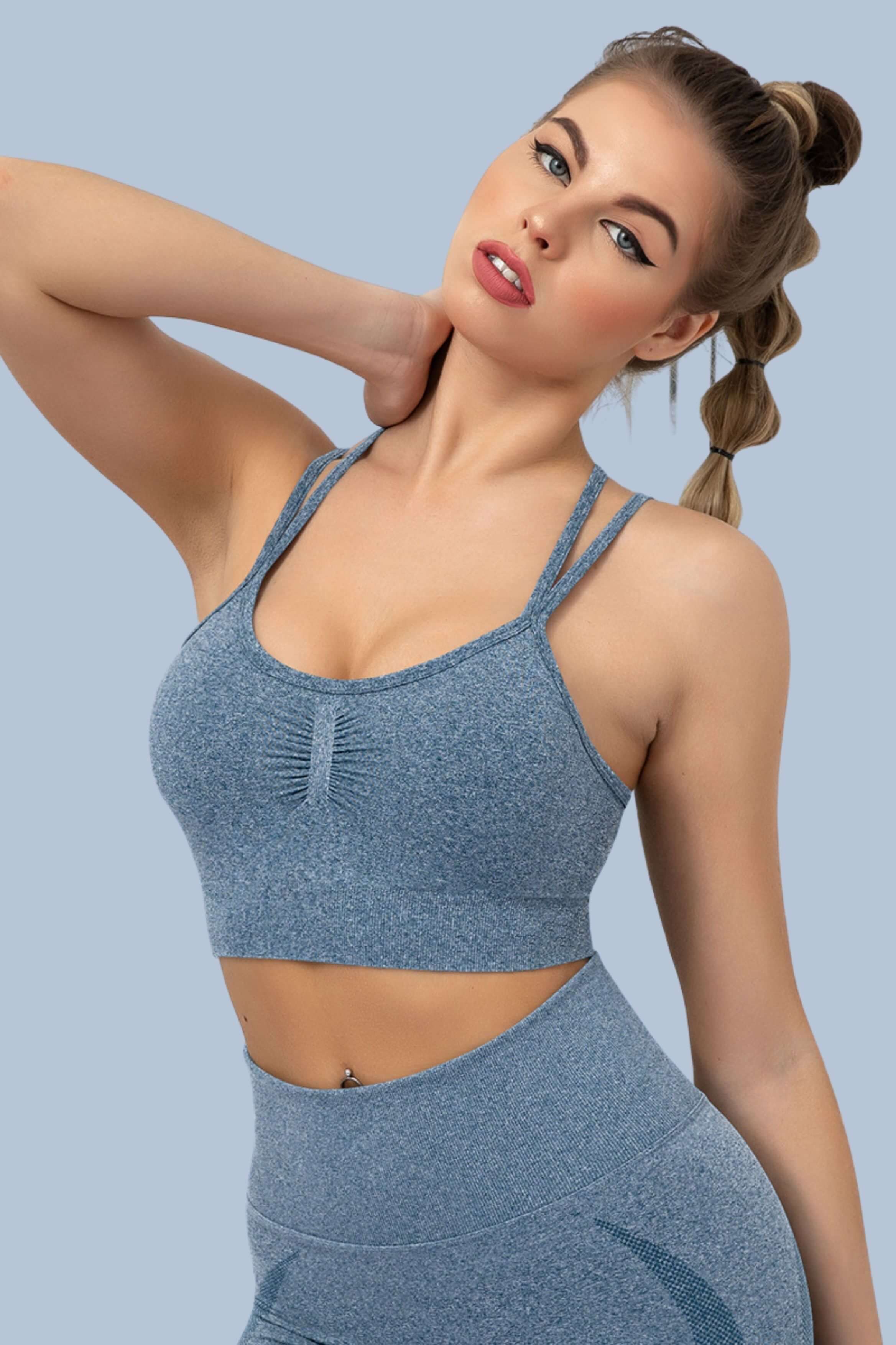 Superfit breathable Sexy Seamless Sports Bra
