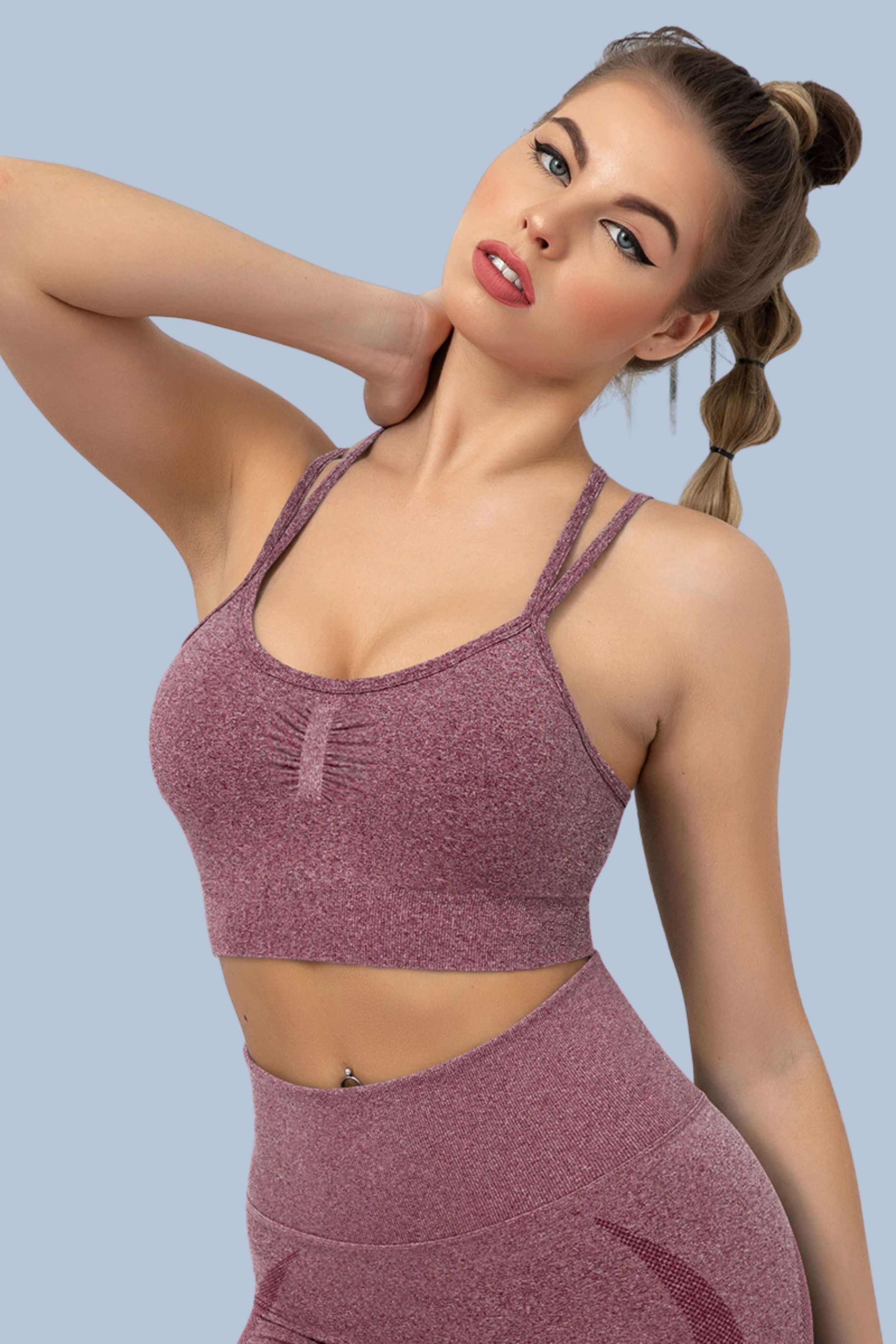 Superfit breathable Sexy Seamless Sports Bra