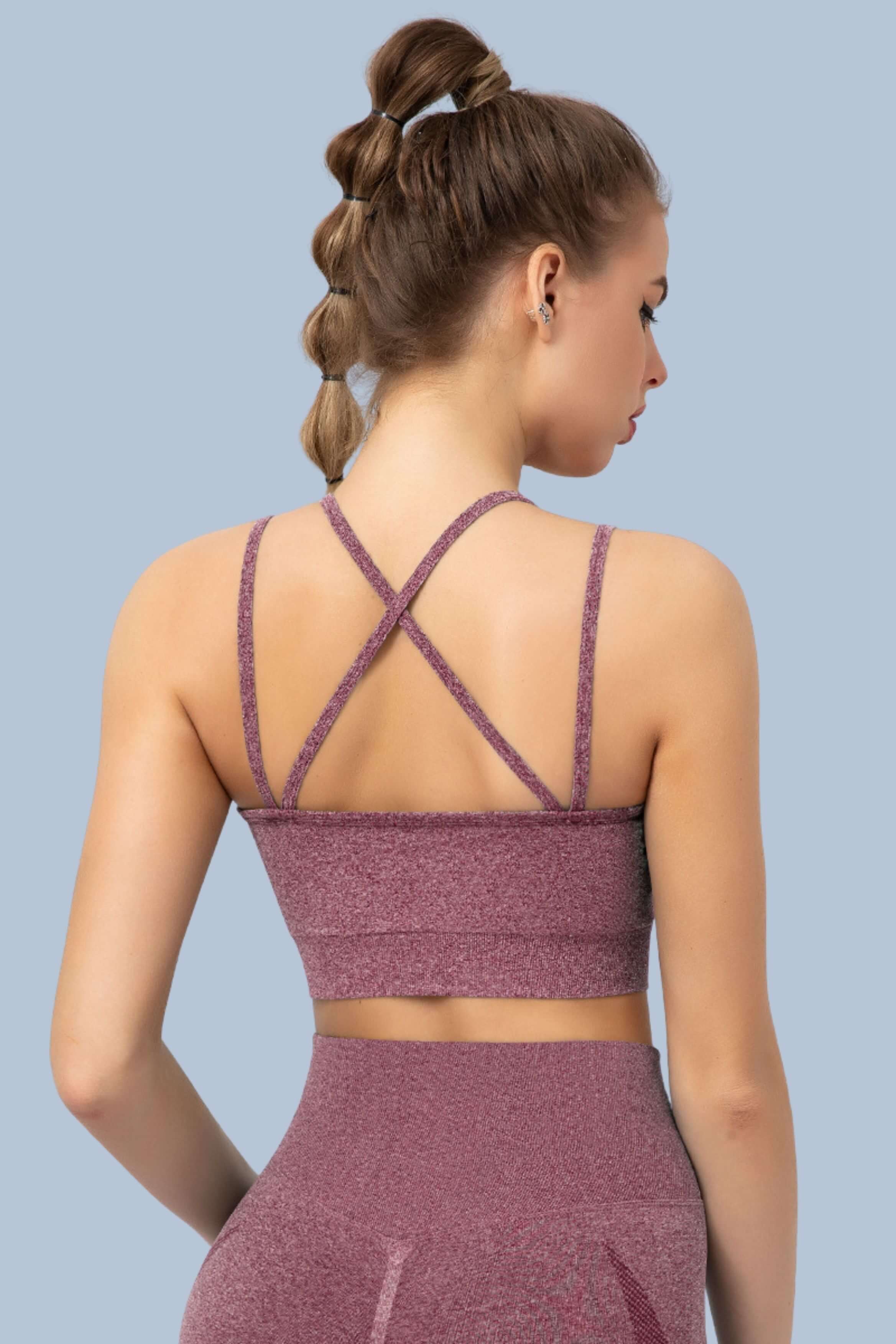 Superfit breathable Sexy Seamless Sports Bra