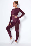 Yogadept hollow out Mesh Workout Set Two Piece