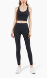Women Shockproof Sexy V Neck Backless Gym Sport -  - Bras