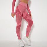 Yogadept hollow out Mesh Breathable Yoga Leggings -  - Leggings