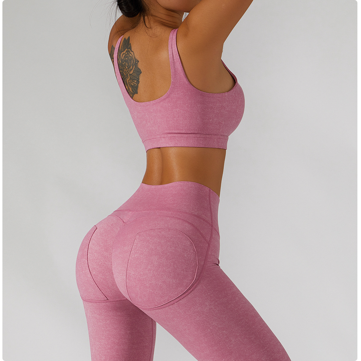Wholesale Fitness Seamless Yoga Set