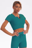 Acid Wash Ribbed Seamless 2 Piece Workout Sets
