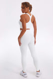 Acid Wash Seamless Ribbed 2 Piece Workout Sets