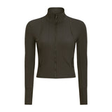 Just A Winner Long Sleeve Fitness Jacket -  - CROP TANKS