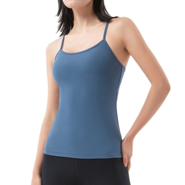 Feeling Motivated Y-back Fitness Tank Top -  - CROP TANKS