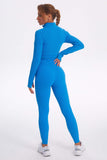 Acid Wash Long sleeves Seamless Ribbed 2 Piece Workout Sets