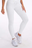 Acid Wash Long sleeves Seamless Ribbed 2 Piece Workout Sets