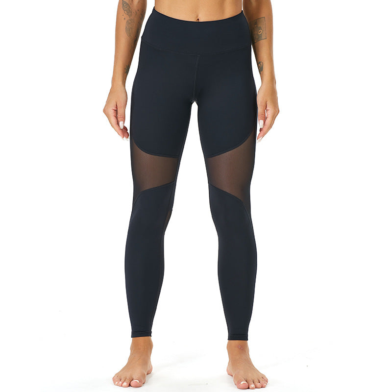 Women's Mesh Hollow Sports Tights & Leggings -  - Leggings