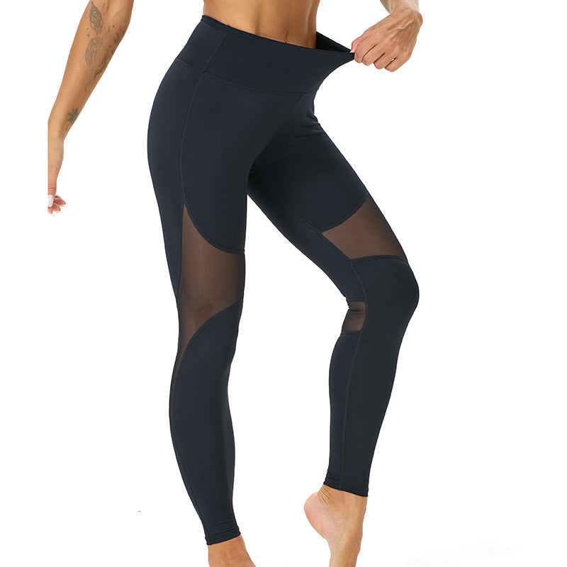 Women's Mesh Hollow Sports Tights & Leggings -  - Leggings