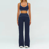 Wholesale Color Block Yoga Set
