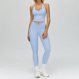 Wholesale Bare Feel Yoga Vest With Pants Set