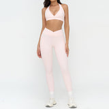 Wholesale High Neck Yoga Set