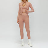 Wholesale Seamless Yoga  Vest, Jacket And Pant Set