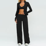 Wholesale Brushed Yoga Set