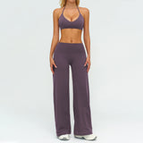 Wholesale Brushed  bra &pants Yoga Set
