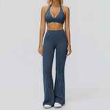 Wholesale Yoga Bra With Bell-Bottomed Pants Set