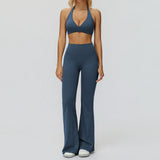 Wholesale Yoga Bra With Bell-Bottomed Pants Set