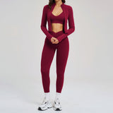 Wholesale Women S Ribbed Workout Activewear Set