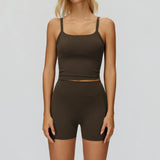 Wholesale Vest With short Yoga Set