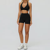Wholesale Bra With Short Yoga Set