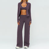 Wholesale Brushed Yoga Set