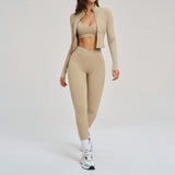 Wholesale Women S Ribbed Workout Activewear Set