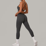Wholesale Adjustable Yoga Jumpsuit Set