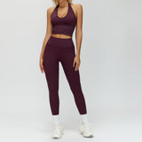 Wholesale Seamless Yoga Vest With Pants Set