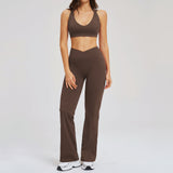 Wholesale Women's Ribbed Yoga Activewear Set