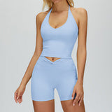 Wholesale Bare Feel Yoga Vest With Short Set