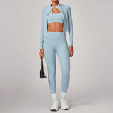 Wholesale Zip Collar Yoga Set