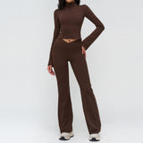 Wholesale High Neck Yoga Set