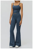 Wholesale vest with bell-bottomed pants set