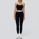 Wholesale Ribbed Yoga Vest With Pants Set