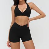 Wholesale Zip Neck Yoga Set